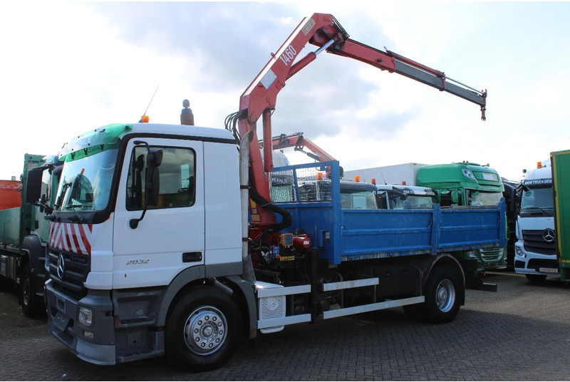 Mercedes-Benz Actros 2032 + HMF 1460 + Tipper + Steel Steel - Φορτηγό ανατρεπόμενο: φωτογραφία 3 Mercedes-Benz Actros 2032 + HMF 1460 + Tipper + Steel Steel - Φορτηγό ανατρεπόμενο: φωτογραφία 3