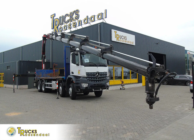 Mercedes-Benz Arocs 3242 + PALFINGER 33002EH 7x EXTENTION + 8X4 + EURO 6 + REMOTE - Φορτηγό με γερανό: φωτογραφία 1 Mercedes-Benz Arocs 3242 + PALFINGER 33002EH 7x EXTENTION + 8X4 + EURO 6 + REMOTE - Φορτηγό με γερανό: φωτογραφία 1