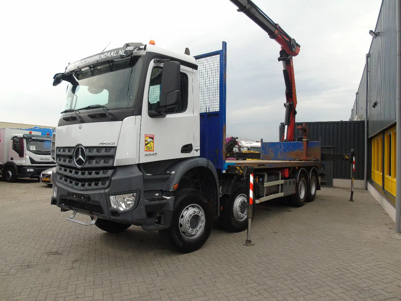 Mercedes-Benz Arocs 3242 + PALFINGER 33002EH 7x EXTENTION + 8X4 + EURO 6 + REMOTE - Φορτηγό με γερανό: φωτογραφία 5 Mercedes-Benz Arocs 3242 + PALFINGER 33002EH 7x EXTENTION + 8X4 + EURO 6 + REMOTE - Φορτηγό με γερανό: φωτογραφία 5