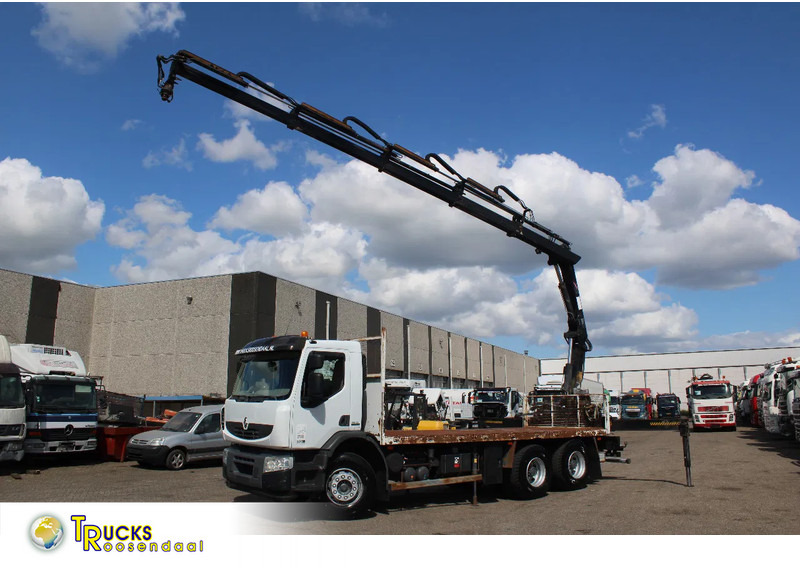 Renault Kerax 370 + HIAB 166-4 HIDRUO + 6X4 + MANUAL + SPRING + REMOTE + EURO 5 + 6X4 - Φορτηγό με γερανό: φωτογραφία 1 Renault Kerax 370 + HIAB 166-4 HIDRUO + 6X4 + MANUAL + SPRING + REMOTE + EURO 5 + 6X4 - Φορτηγό με γερανό: φωτογραφία 1
