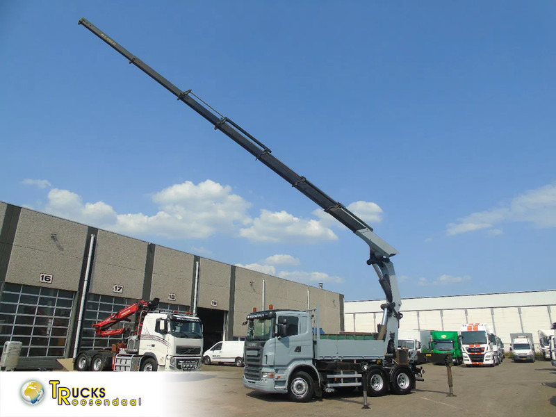 Scania R reserved 420 + PALFINGER 72002 + 7 EXTENTIONS + 6X4 + REMOTE - Φορτηγό με γερανό: φωτογραφία 1 Scania R reserved 420 + PALFINGER 72002 + 7 EXTENTIONS + 6X4 + REMOTE - Φορτηγό με γερανό: φωτογραφία 1