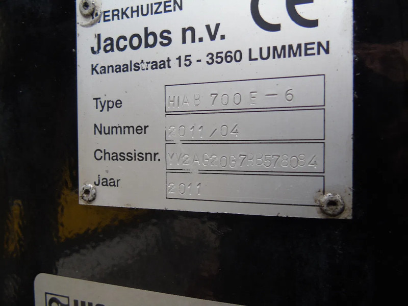 Φορτηγό με γερανό Volvo FH 12.460 + HIAB 700E-6 HI HIPRO + JIB 4X + 8X4 + EURO 5 + REMOTE: φωτογραφία 12