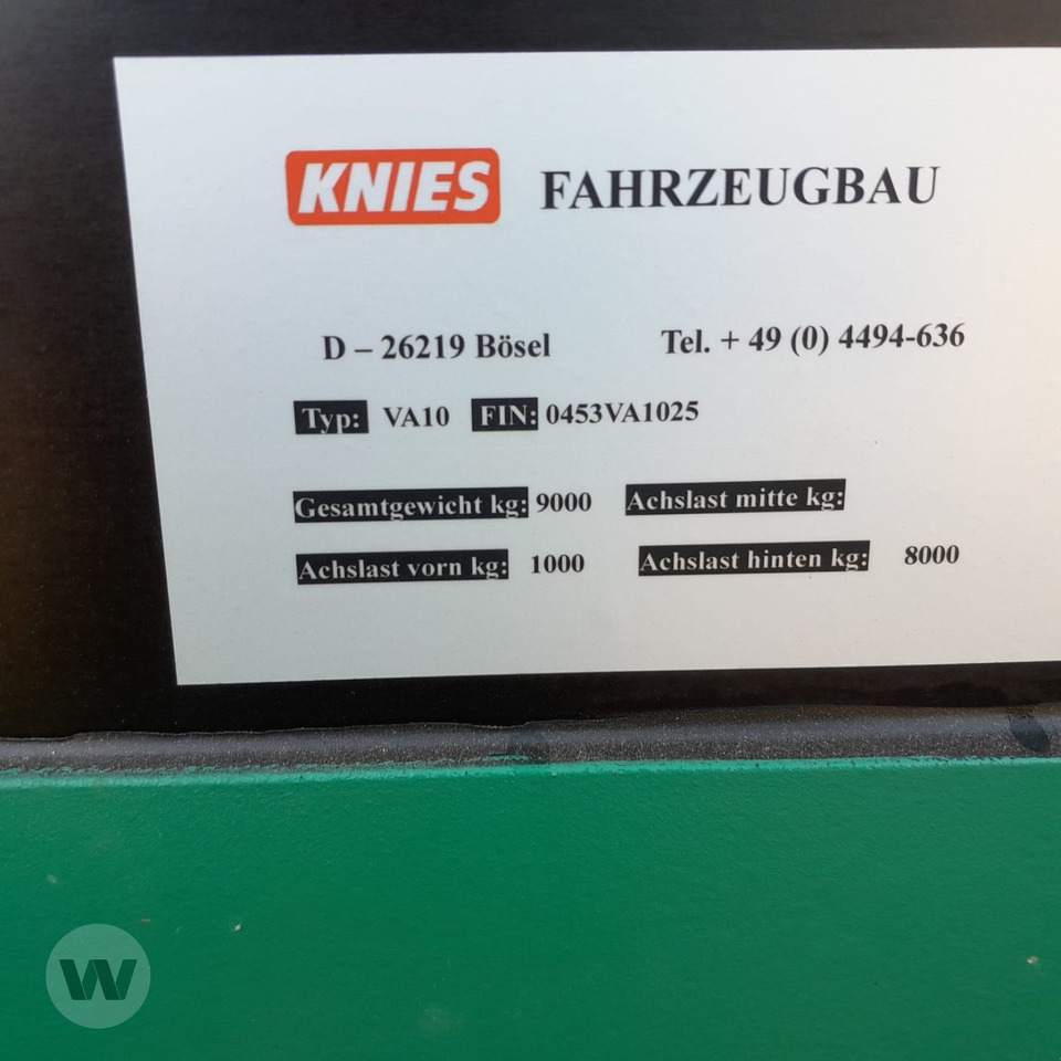 Knies VA 10 - Ρυμούλκα μεταφορά ζώων: φωτογραφία 3 Knies VA 10 - Ρυμούλκα μεταφορά ζώων: φωτογραφία 3