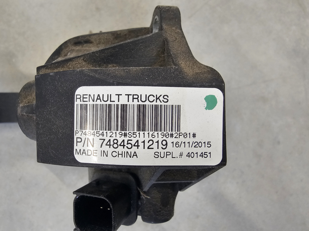 RENAULT RANGE T / ACCELERATE PEDAL / 7484541219 - Πετάλι: φωτογραφία 4 RENAULT RANGE T / ACCELERATE PEDAL / 7484541219 - Πετάλι: φωτογραφία 4