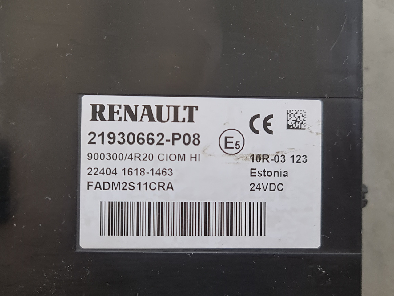 RENAULT RANGE T / CIOM HI CONTROL UNIT / 21930662-P08 - Ηλεκτρονική μονάδα ελέγχου: φωτογραφία 3 RENAULT RANGE T / CIOM HI CONTROL UNIT / 21930662-P08 - Ηλεκτρονική μονάδα ελέγχου: φωτογραφία 3