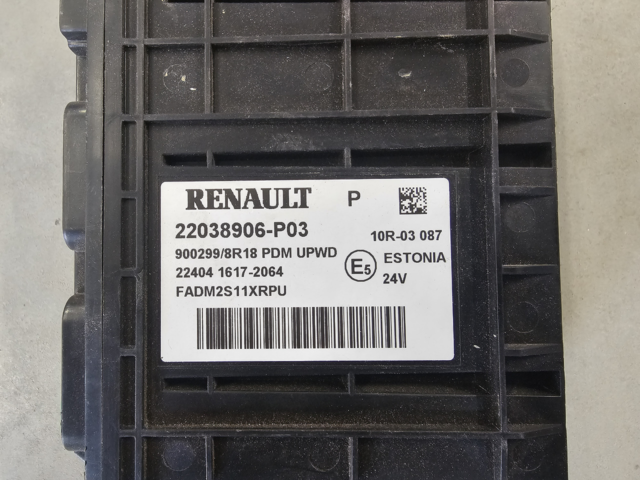 RENAULT RANGE T / PDM DOOR CONTROL UNIT - Ηλεκτρονική μονάδα ελέγχου: φωτογραφία 4 RENAULT RANGE T / PDM DOOR CONTROL UNIT - Ηλεκτρονική μονάδα ελέγχου: φωτογραφία 4
