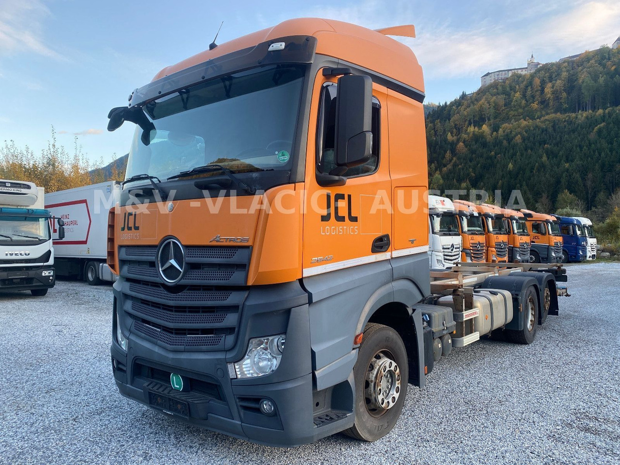 Mercedes-Benz 2542 - Φορτηγό μεταφοράς εμπορευματοκιβωτίων/ Κινητό αμάξωμα: φωτογραφία 1 Mercedes-Benz 2542 - Φορτηγό μεταφοράς εμπορευματοκιβωτίων/ Κινητό αμάξωμα: φωτογραφία 1