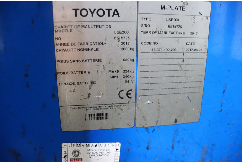Toyota LSE200 - Μηχάνημα συλλογής παραγγελιών: φωτογραφία 2 Toyota LSE200 - Μηχάνημα συλλογής παραγγελιών: φωτογραφία 2