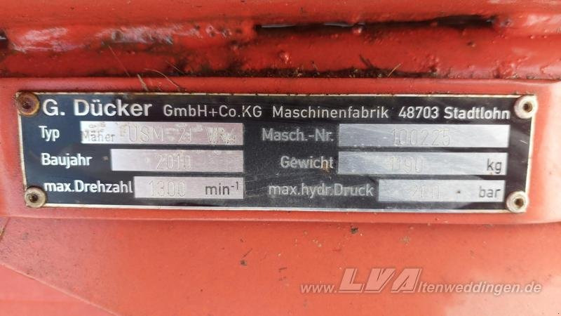 Dücker USM 21 Heck-Seitenmulcher - Πλευρικός καταστροφέας: φωτογραφία 5 Dücker USM 21 Heck-Seitenmulcher - Πλευρικός καταστροφέας: φωτογραφία 5