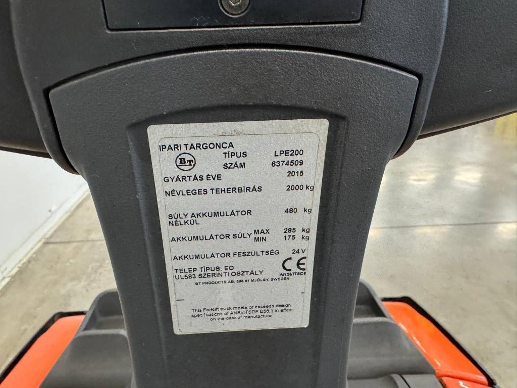 Toyota 10792 LPE 200 - Ηλεκτροκίνητο περονοφόρο: φωτογραφία 4 Toyota 10792 LPE 200 - Ηλεκτροκίνητο περονοφόρο: φωτογραφία 4