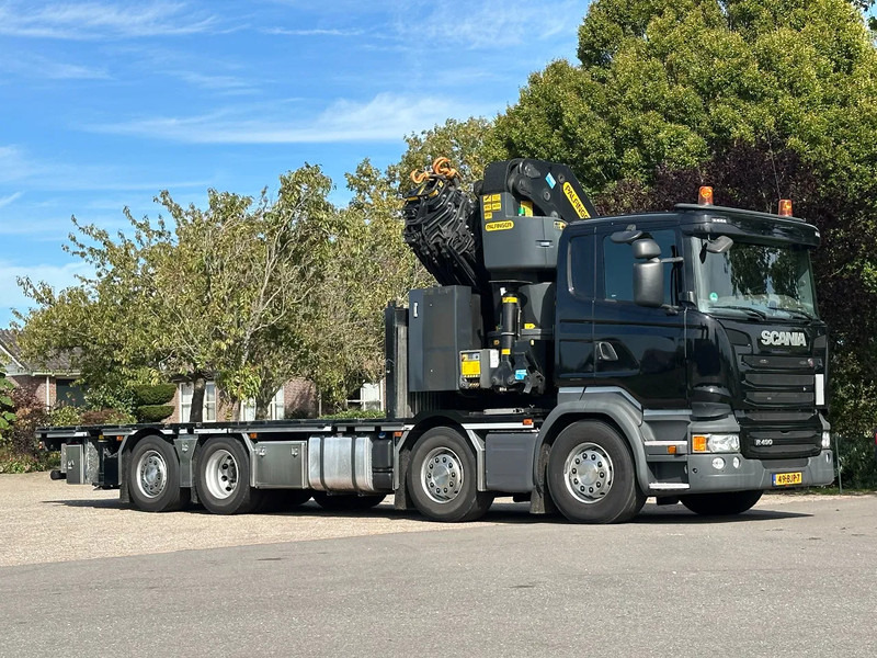 Scania R490 PALFINGER 92TM!! 2017!!ONLY 66TKM!!!NEW!! - Φορτηγό με γερανό: φωτογραφία 4 Scania R490 PALFINGER 92TM!! 2017!!ONLY 66TKM!!!NEW!! - Φορτηγό με γερανό: φωτογραφία 4