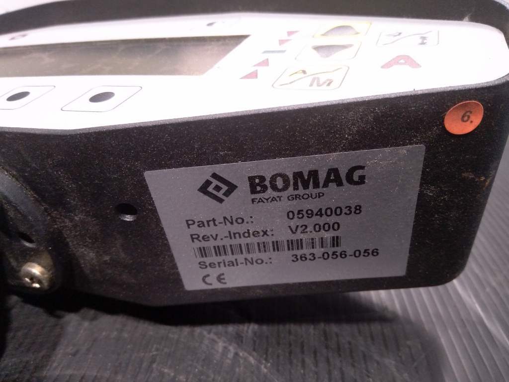Bomag BM2000-75 - - Ταμπλό αυτοκινήτου για Κατασκευή μηχανήματα: φωτογραφία 4 Bomag BM2000-75 - - Ταμπλό αυτοκινήτου για Κατασκευή μηχανήματα: φωτογραφία 4
