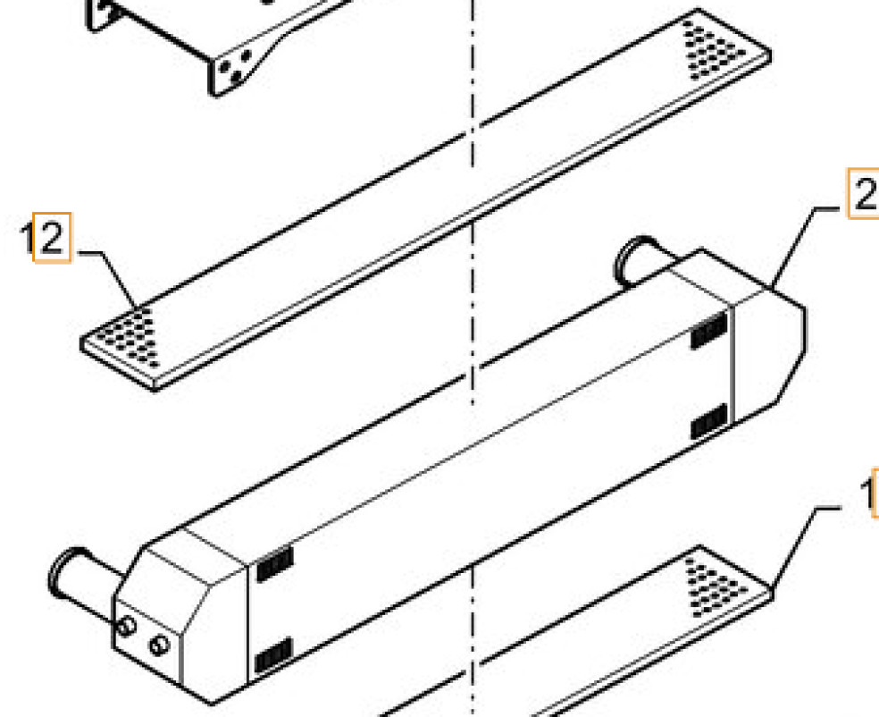 Case 11LQ-35052 - 11LQ35052 - Ενδιάμεσος ψύκτης για Κατασκευή μηχανήματα: φωτογραφία 1 Case 11LQ-35052 - 11LQ35052 - Ενδιάμεσος ψύκτης για Κατασκευή μηχανήματα: φωτογραφία 1