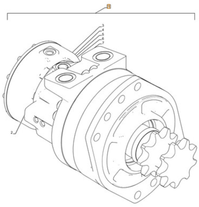 Case 87035341EX - 87035341 - Μειωτήρας περιστροφής για Κατασκευή μηχανήματα: φωτογραφία 1 Case 87035341EX - 87035341 - Μειωτήρας περιστροφής για Κατασκευή μηχανήματα: φωτογραφία 1