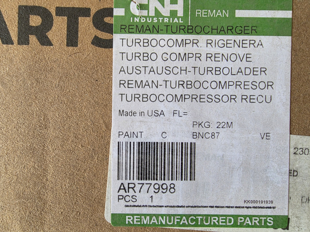 Case AR77998 - Τουρμπίνα για Κατασκευή μηχανήματα: φωτογραφία 4 Case AR77998 - Τουρμπίνα για Κατασκευή μηχανήματα: φωτογραφία 4