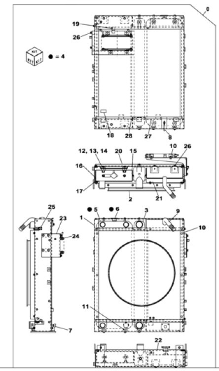 Case KNH10451 - KNH10450 - Σύστημα ψύξης για Κατασκευή μηχανήματα: φωτογραφία 1 Case KNH10451 - KNH10450 - Σύστημα ψύξης για Κατασκευή μηχανήματα: φωτογραφία 1
