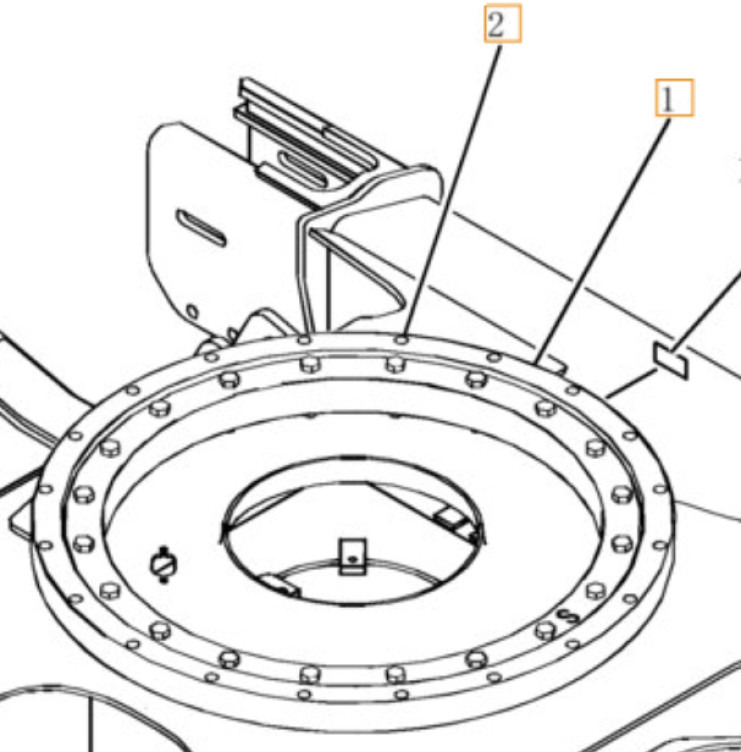 Case PH40F00004F1 - 72284218 - Περιστροφική πλάκα για Κατασκευή μηχανήματα: φωτογραφία 1 Case PH40F00004F1 - 72284218 - Περιστροφική πλάκα για Κατασκευή μηχανήματα: φωτογραφία 1
