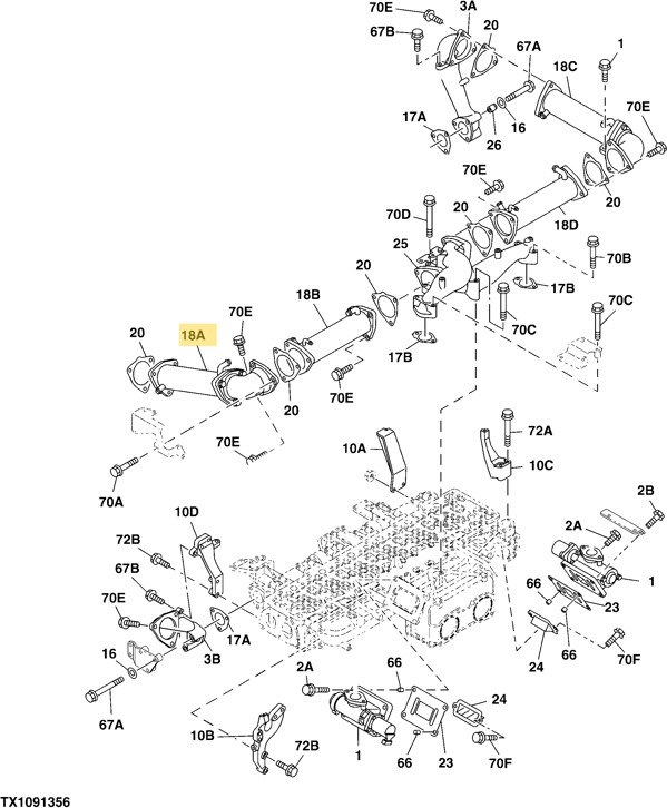 Hitachi 8976067173 - 87605866 - Ψυγείο EGR για Γεωργικά μηχανήματα: φωτογραφία 1 Hitachi 8976067173 - 87605866 - Ψυγείο EGR για Γεωργικά μηχανήματα: φωτογραφία 1