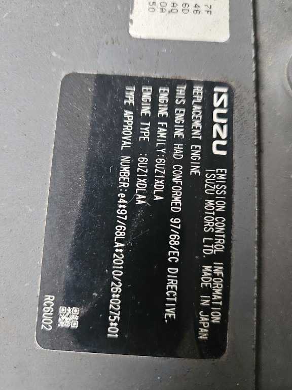 Isuzu 6UZ1XZSA-01B (AL) - - Κινητήρας για Κατασκευή μηχανήματα: φωτογραφία 1 Isuzu 6UZ1XZSA-01B (AL) - - Κινητήρας για Κατασκευή μηχανήματα: φωτογραφία 1