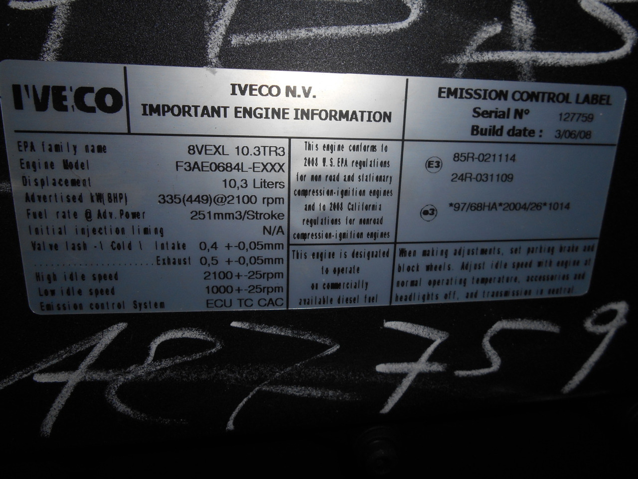 Iveco F3AE0684L - Κινητήρας για Κατασκευή μηχανήματα: φωτογραφία 2 Iveco F3AE0684L - Κινητήρας για Κατασκευή μηχανήματα: φωτογραφία 2