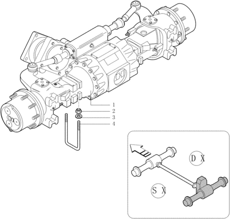 New Holland 153310040 - Πίσω άξονας για Κατασκευή μηχανήματα: φωτογραφία 1 New Holland 153310040 - Πίσω άξονας για Κατασκευή μηχανήματα: φωτογραφία 1
