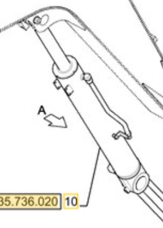 New Holland 31MK-52912CG - 31MK-52911 - Υδραυλικός κύλινδρος για Κατασκευή μηχανήματα: φωτογραφία 3 New Holland 31MK-52912CG - 31MK-52911 - Υδραυλικός κύλινδρος για Κατασκευή μηχανήματα: φωτογραφία 3