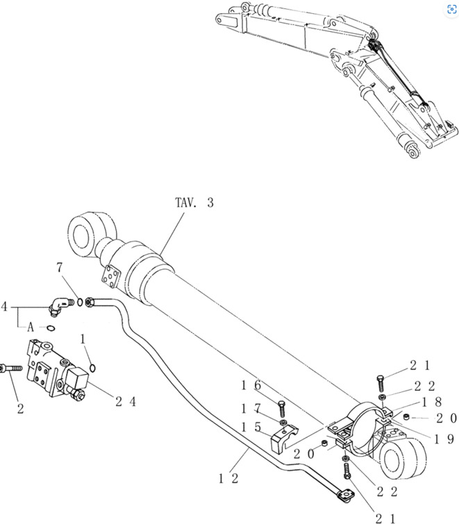 New Holland 71471315 - Υδραυλικός κύλινδρος για Κατασκευή μηχανήματα: φωτογραφία 3 New Holland 71471315 - Υδραυλικός κύλινδρος για Κατασκευή μηχανήματα: φωτογραφία 3