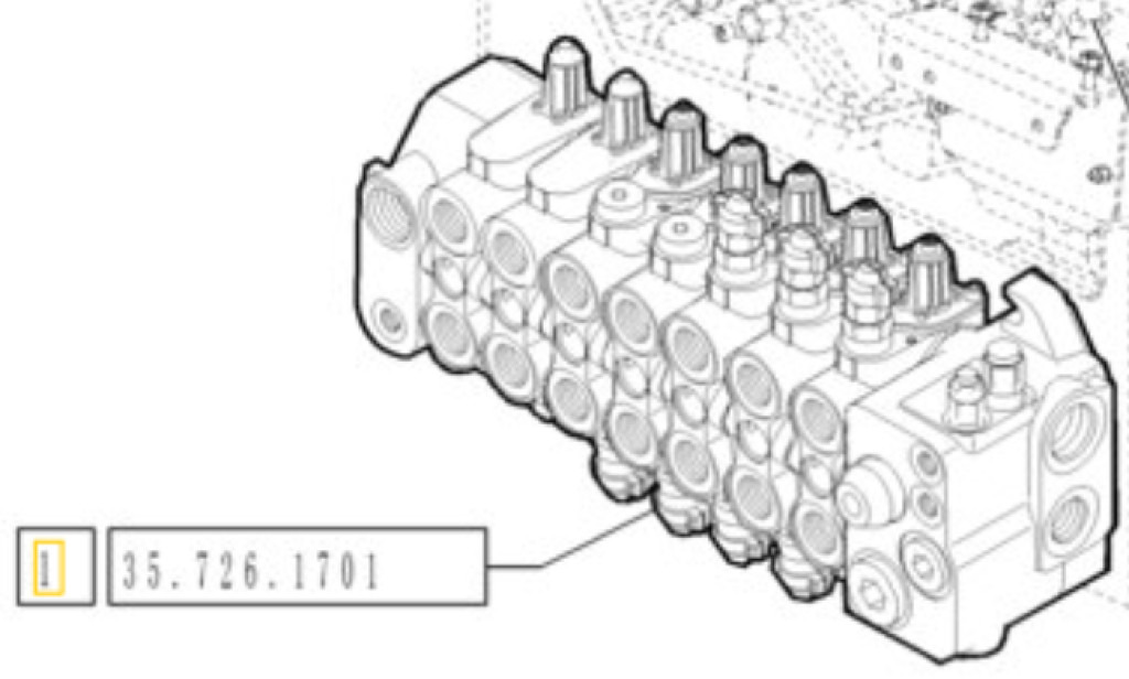 New Holland 87738257 - Υδραυλική βαλβίδα για Κατασκευή μηχανήματα: φωτογραφία 2 New Holland 87738257 - Υδραυλική βαλβίδα για Κατασκευή μηχανήματα: φωτογραφία 2
