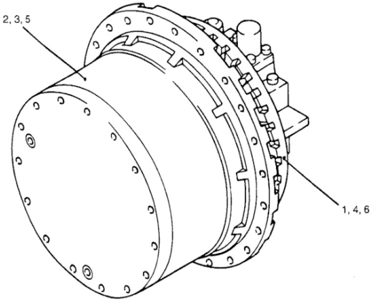 New Holland Kobelco YN15V00011F4 - YN53D00008F1 - Μοτέρ πορείας για Γεωργικά μηχανήματα: φωτογραφία 1 New Holland Kobelco YN15V00011F4 - YN53D00008F1 - Μοτέρ πορείας για Γεωργικά μηχανήματα: φωτογραφία 1