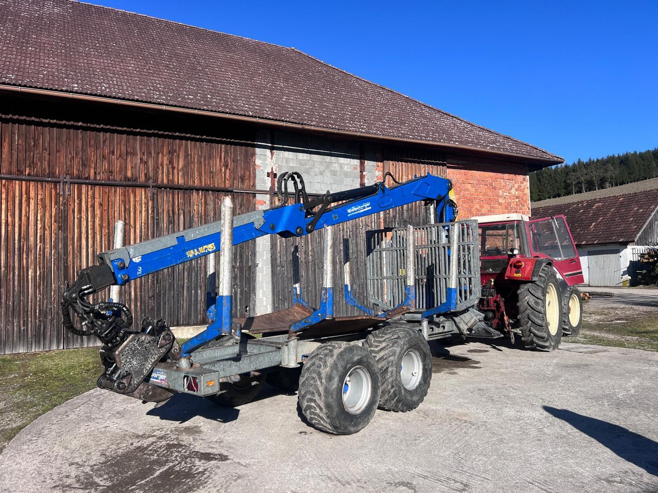 Binderberger RW14 mit Penz BP 8000L Kran - Δασική ρυμούλκα: φωτογραφία 2 Binderberger RW14 mit Penz BP 8000L Kran - Δασική ρυμούλκα: φωτογραφία 2