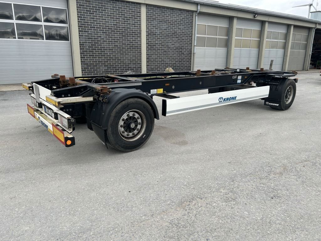 Krone 2 Achswechselfahrgestell, Typ: MAXI AZW 18 eL3B7 - Ρυμούλκα μεταφοράς εμπορευματοκιβωτίων/ Κινητό αμάξωμα: φωτογραφία 1 Krone 2 Achswechselfahrgestell, Typ: MAXI AZW 18 eL3B7 - Ρυμούλκα μεταφοράς εμπορευματοκιβωτίων/ Κινητό αμάξωμα: φωτογραφία 1