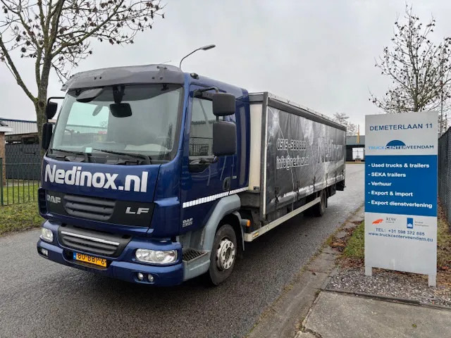 DAF LF 45 210 curtainslider open top roof steel transport MOT 04-2026 - Φορτηγό μουσαμάς: φωτογραφία 1 DAF LF 45 210 curtainslider open top roof steel transport MOT 04-2026 - Φορτηγό μουσαμάς: φωτογραφία 1