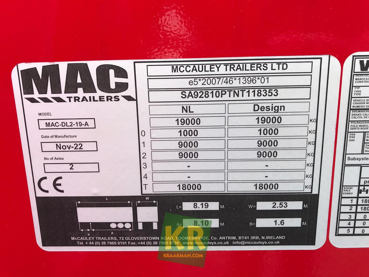 MAC Trailers 16 PREMIUM - Ρυμούλκα με χαμηλό δάπεδο: φωτογραφία 3 MAC Trailers 16 PREMIUM - Ρυμούλκα με χαμηλό δάπεδο: φωτογραφία 3