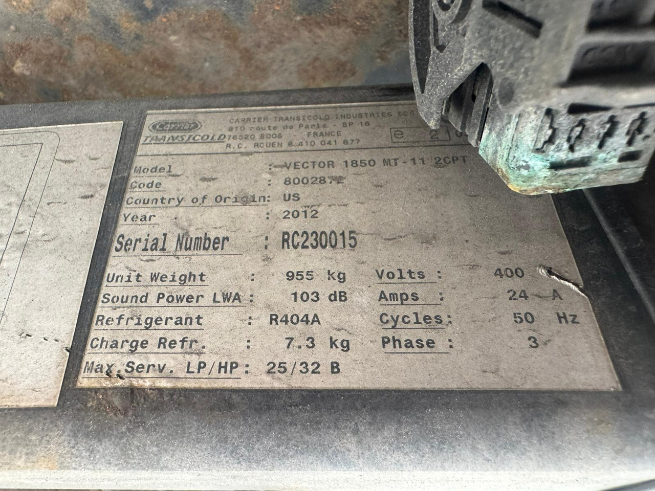 Gray and Adams 2012 Vector 1850 MT – 4832 - Επικαθήμενο ψυγείο: φωτογραφία 5 Gray and Adams 2012 Vector 1850 MT – 4832 - Επικαθήμενο ψυγείο: φωτογραφία 5