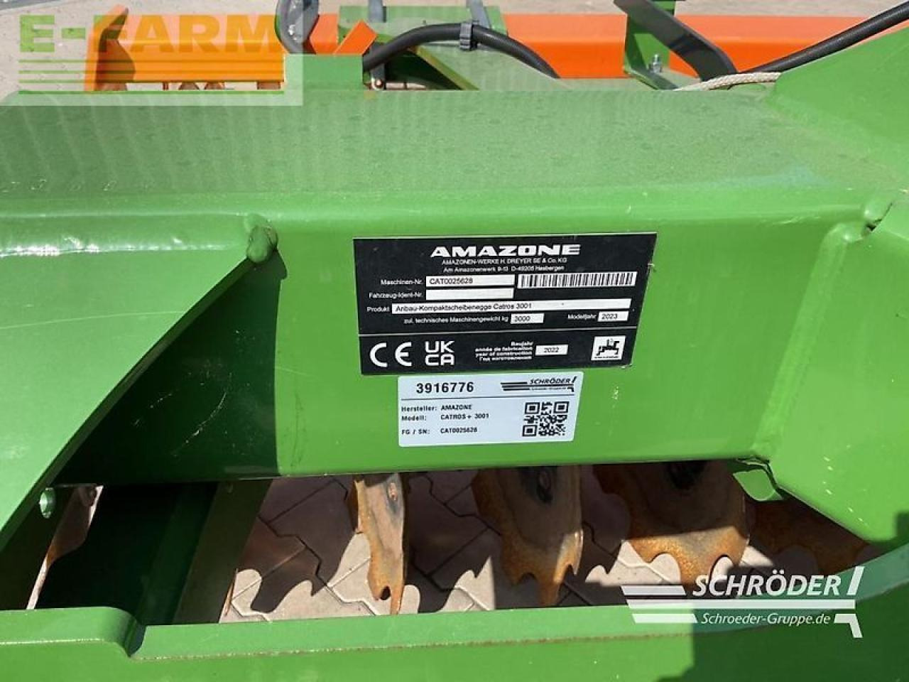 Amazone catros+ 3001 - Δισκοσβάρνα: φωτογραφία 3 Amazone catros+ 3001 - Δισκοσβάρνα: φωτογραφία 3