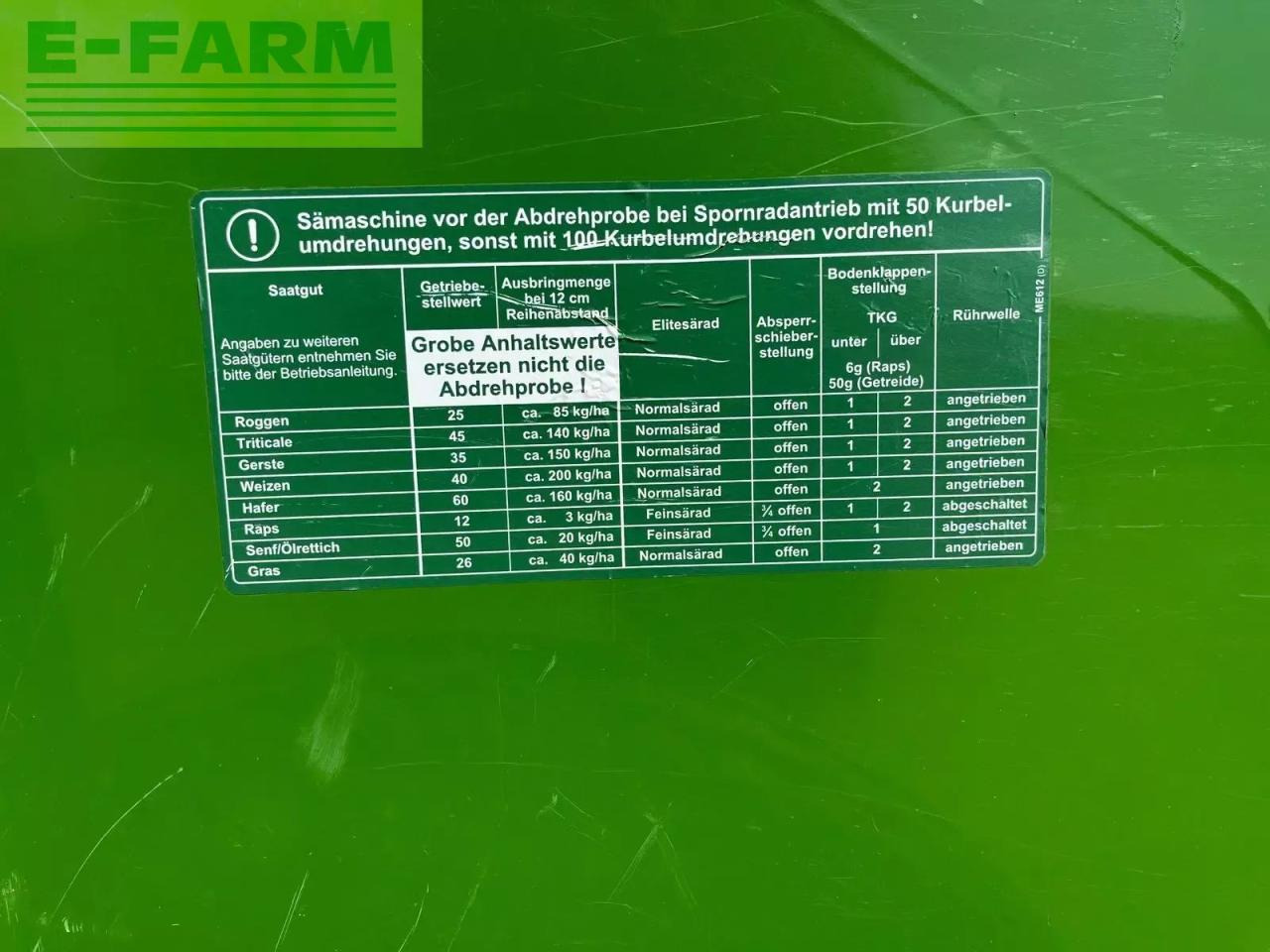 Σπαρτική μηχανή Amazone d 9 / 3000 special: φωτογραφία 14 Σπαρτική μηχανή Amazone d 9 / 3000 special: φωτογραφία 14