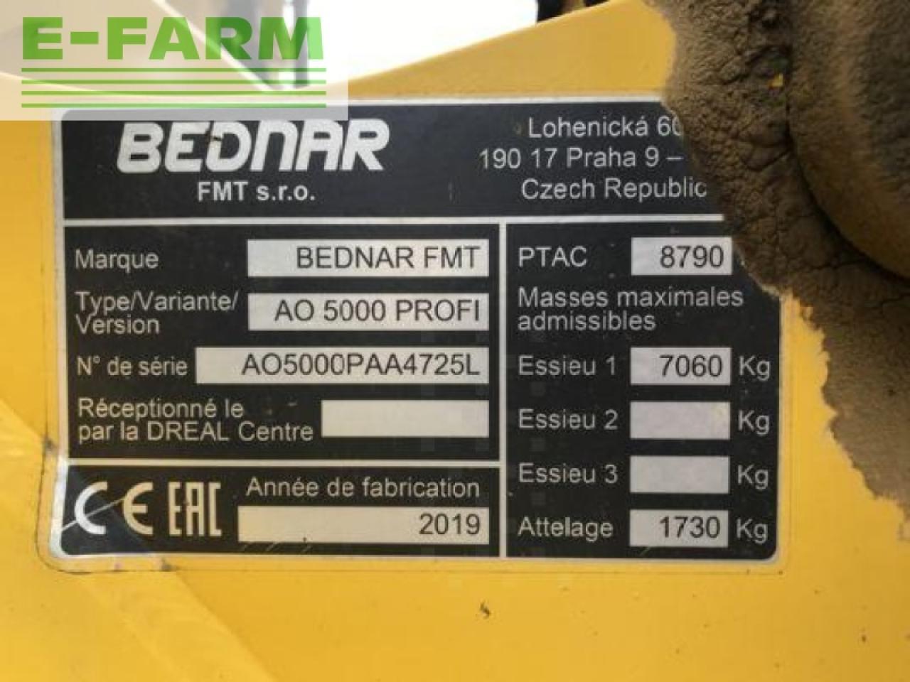 Bednar ao 5000 profi - Καλλιεργητής: φωτογραφία 5 Bednar ao 5000 profi - Καλλιεργητής: φωτογραφία 5