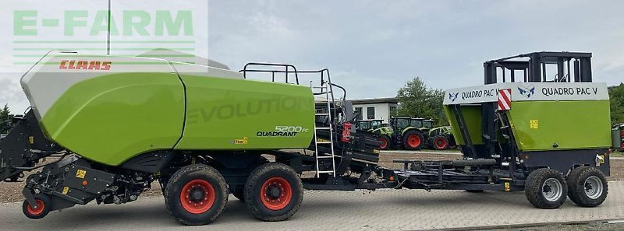 CLAAS 5200 evolution fc tandem inkl. quadro pack v - Χορτοδετική μηχανή τετράγωνες μπάλες: φωτογραφία 1 CLAAS 5200 evolution fc tandem inkl. quadro pack v - Χορτοδετική μηχανή τετράγωνες μπάλες: φωτογραφία 1
