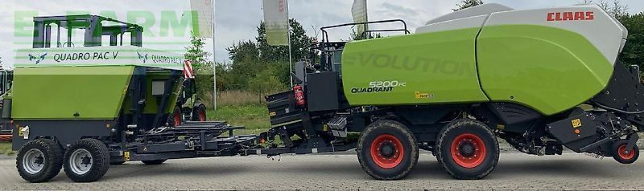 CLAAS 5200 evolution fc tandem inkl. quadro pack v - Χορτοδετική μηχανή τετράγωνες μπάλες: φωτογραφία 3 CLAAS 5200 evolution fc tandem inkl. quadro pack v - Χορτοδετική μηχανή τετράγωνες μπάλες: φωτογραφία 3