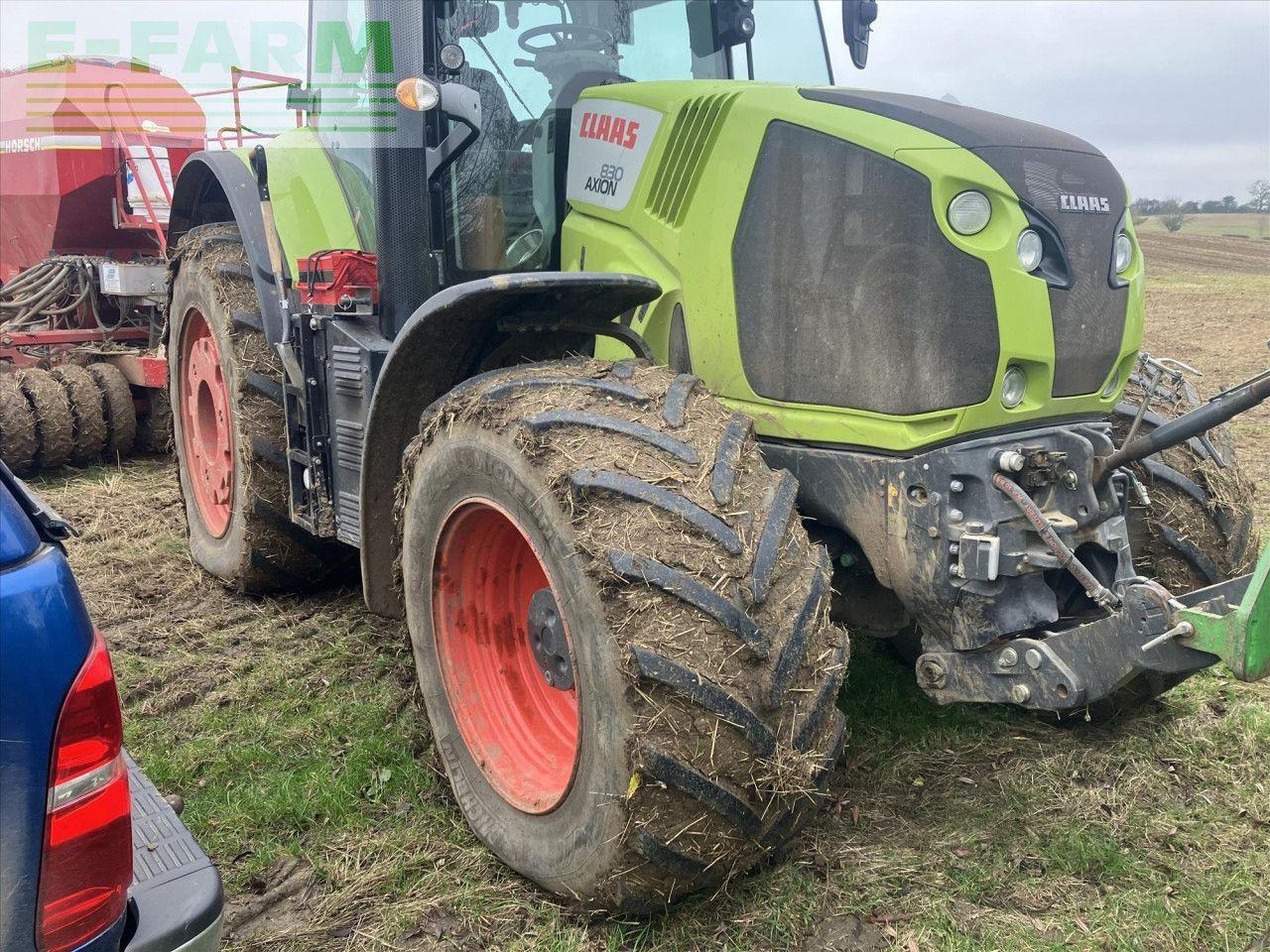 CLAAS AXION 830 - Τρακτέρ: φωτογραφία 3 CLAAS AXION 830 - Τρακτέρ: φωτογραφία 3