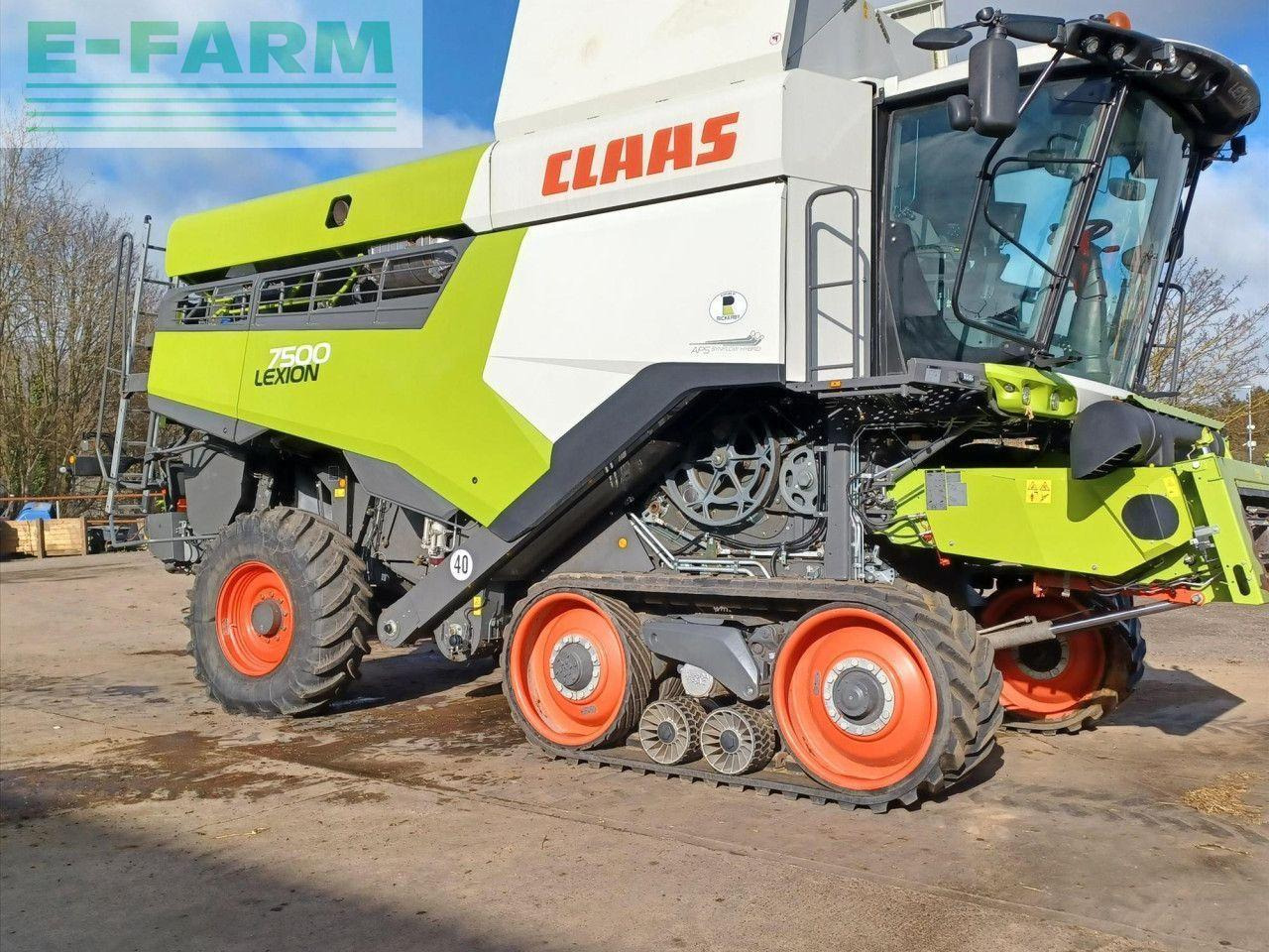CLAAS LEXION 7500 TT - Θεριζοαλωνιστική μηχανή: φωτογραφία 1 CLAAS LEXION 7500 TT - Θεριζοαλωνιστική μηχανή: φωτογραφία 1