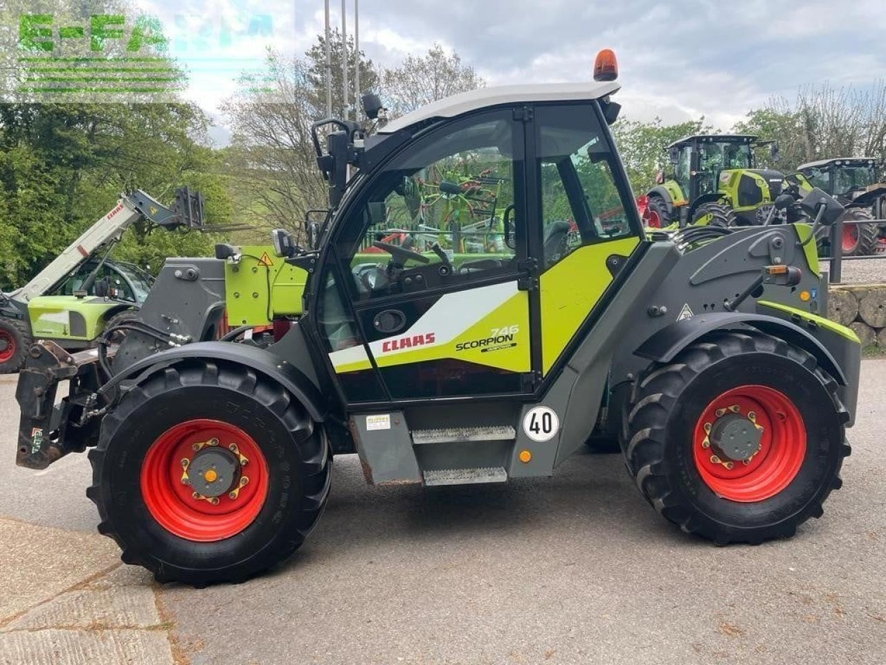 CLAAS SCORPION 746 - Τηλεσκοπικός φορτωτής: φωτογραφία 2 CLAAS SCORPION 746 - Τηλεσκοπικός φορτωτής: φωτογραφία 2