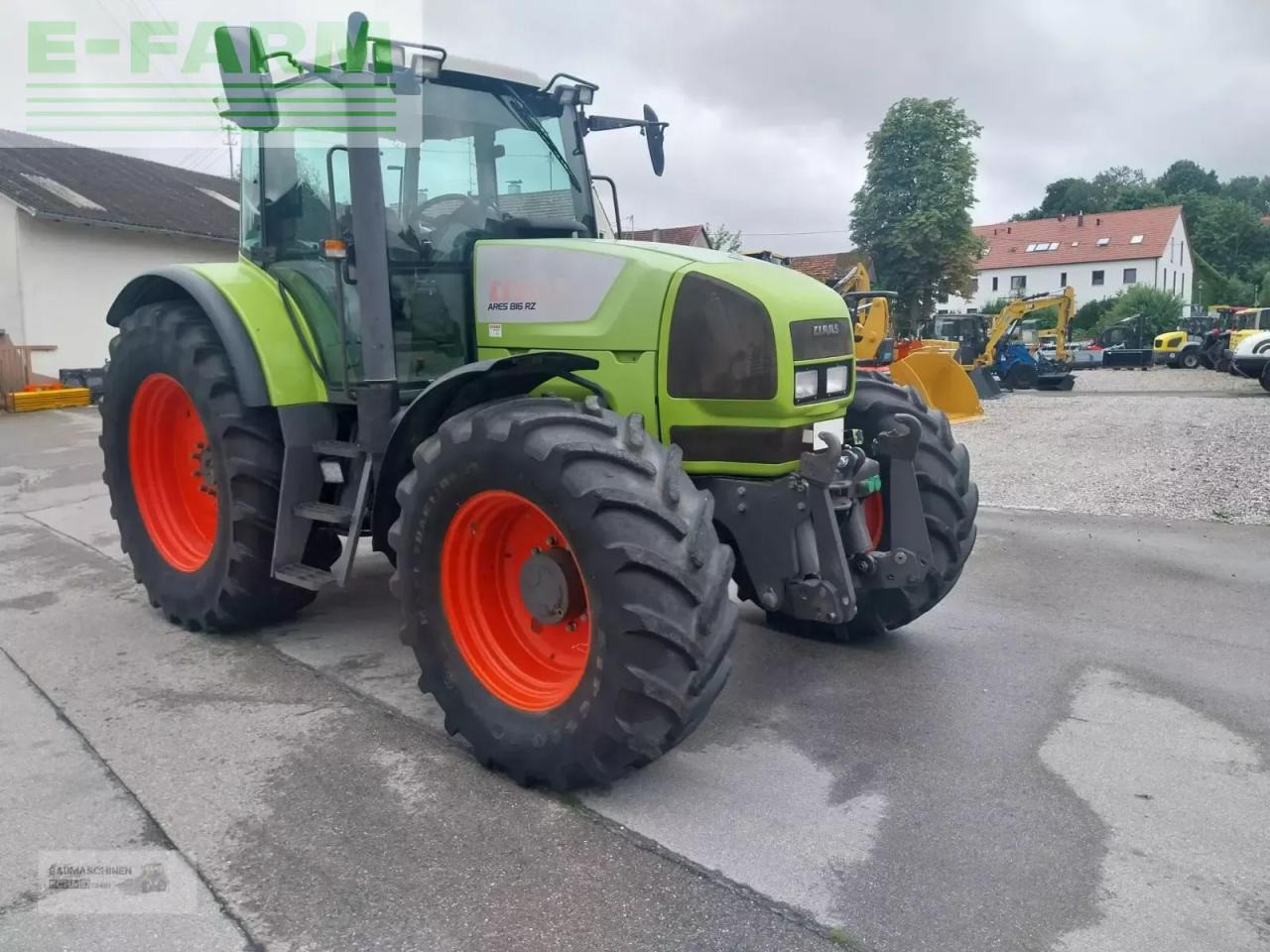CLAAS ares 816 rz RZ - Τρακτέρ: φωτογραφία 4 CLAAS ares 816 rz RZ - Τρακτέρ: φωτογραφία 4