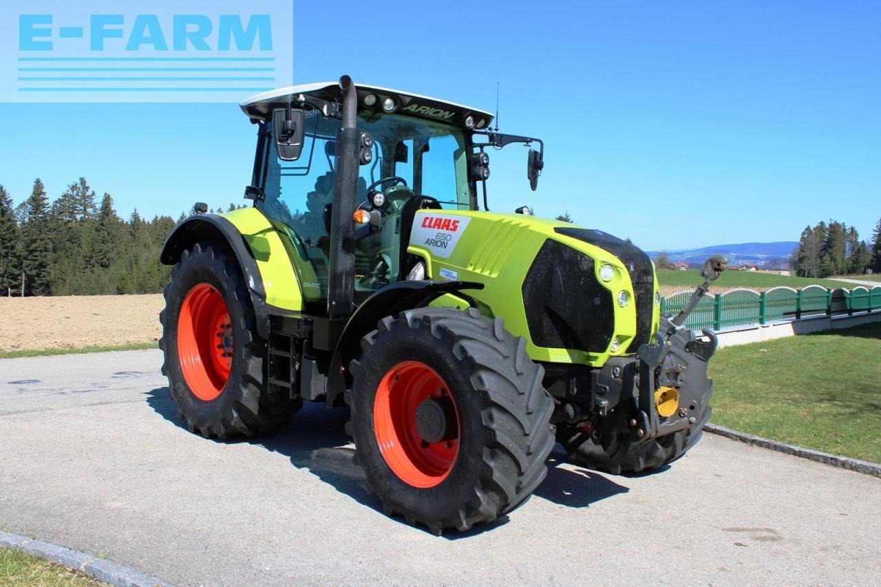 CLAAS arion 650 cmatic - Τρακτέρ: φωτογραφία 1 CLAAS arion 650 cmatic - Τρακτέρ: φωτογραφία 1