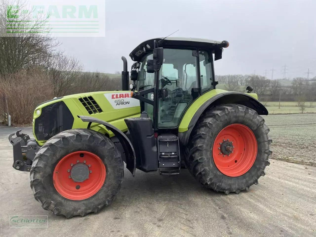 CLAAS arion 650 - Τρακτέρ: φωτογραφία 1 CLAAS arion 650 - Τρακτέρ: φωτογραφία 1