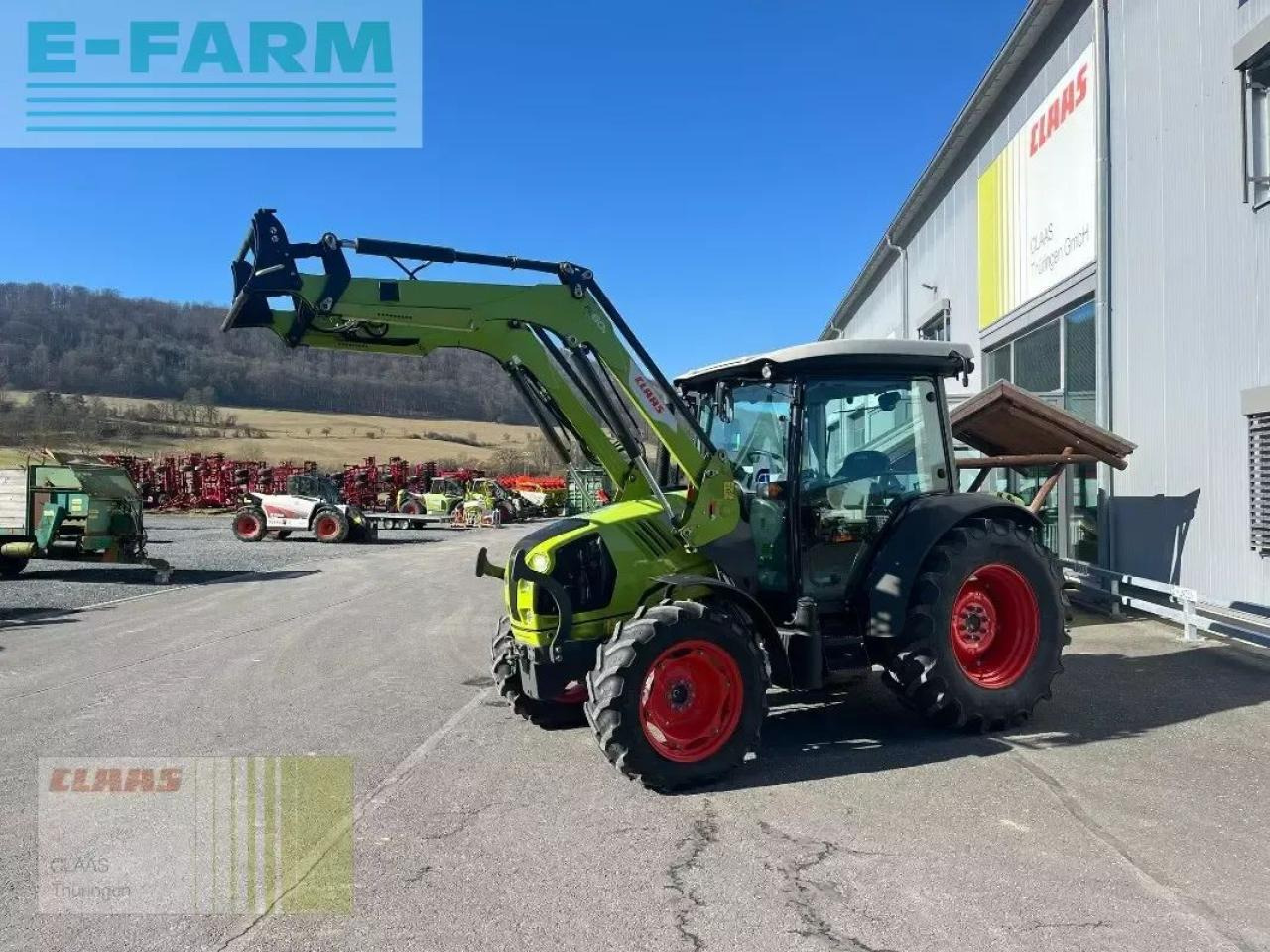 CLAAS atos 220 c + fl 60 e - Τρακτέρ: φωτογραφία 1 CLAAS atos 220 c + fl 60 e - Τρακτέρ: φωτογραφία 1