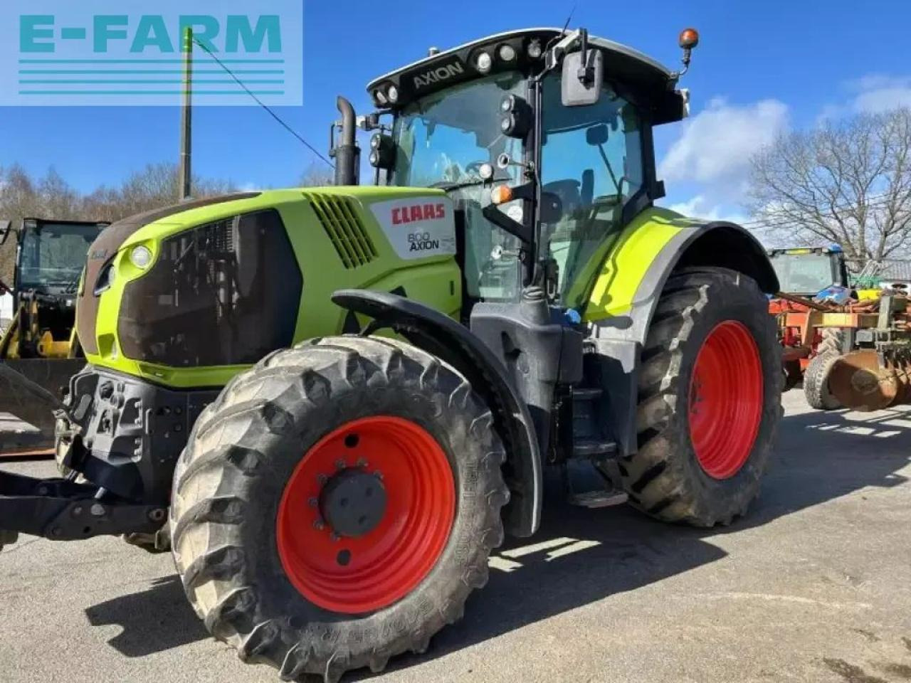 CLAAS axion 800 - Τρακτέρ: φωτογραφία 1 CLAAS axion 800 - Τρακτέρ: φωτογραφία 1
