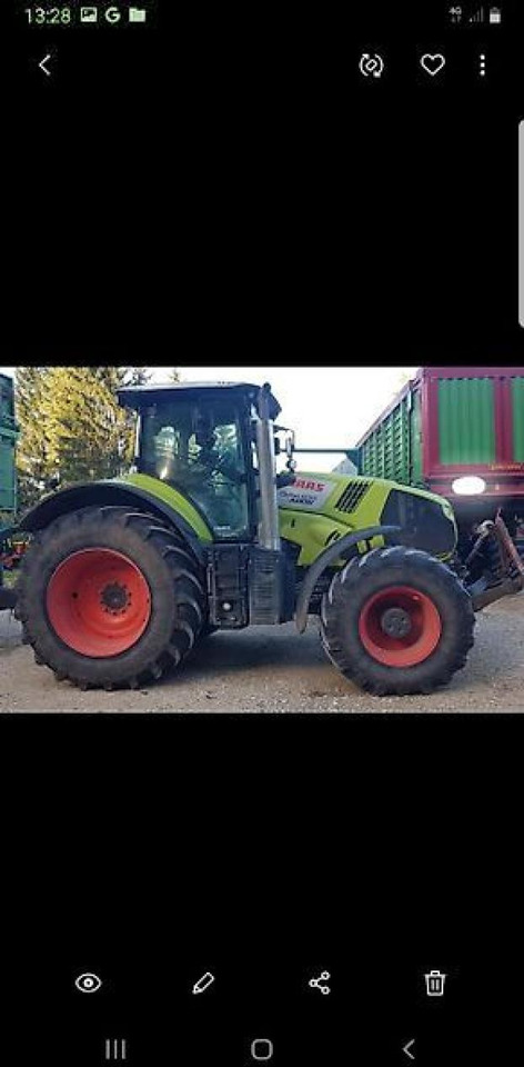 CLAAS axion 870 - Τρακτέρ: φωτογραφία 2 CLAAS axion 870 - Τρακτέρ: φωτογραφία 2