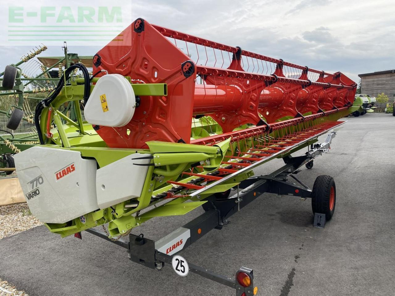 CLAAS getreideschneidwerk v 770 - Θεριζοαλωνιστική μηχανή - κεφαλή: φωτογραφία 4 CLAAS getreideschneidwerk v 770 - Θεριζοαλωνιστική μηχανή - κεφαλή: φωτογραφία 4
