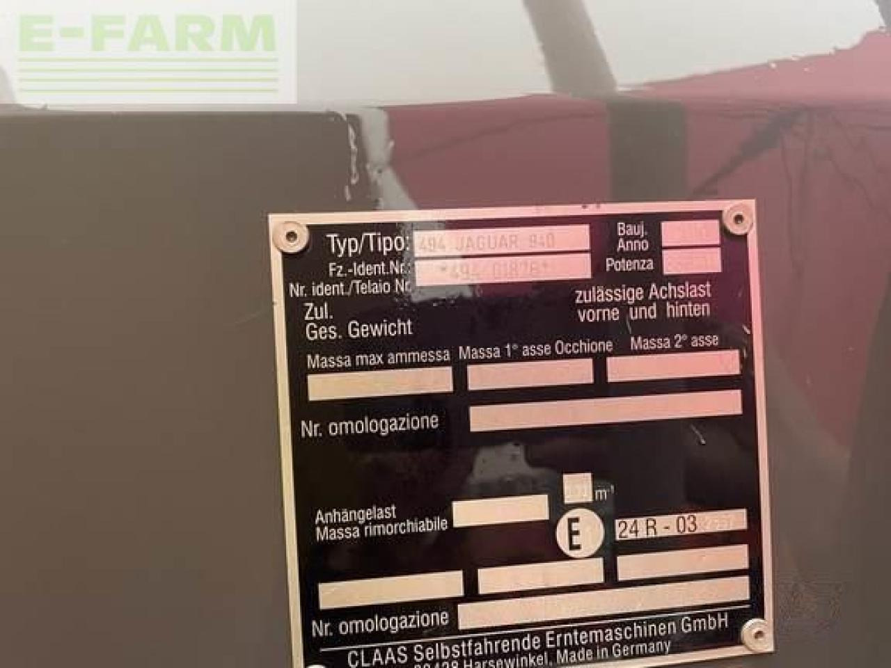 CLAAS jaguar 940 - Ενσιρωτική μηχανή: φωτογραφία 5 CLAAS jaguar 940 - Ενσιρωτική μηχανή: φωτογραφία 5